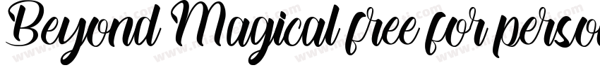 Beyond Magical free for personal字体转换